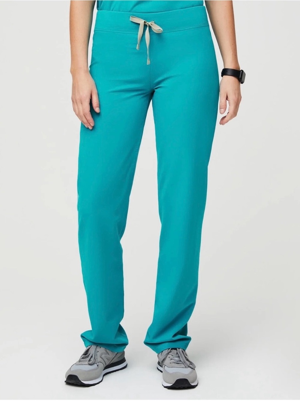 Figs Livingston Basic Scrub Pants Teal Blue Size XL